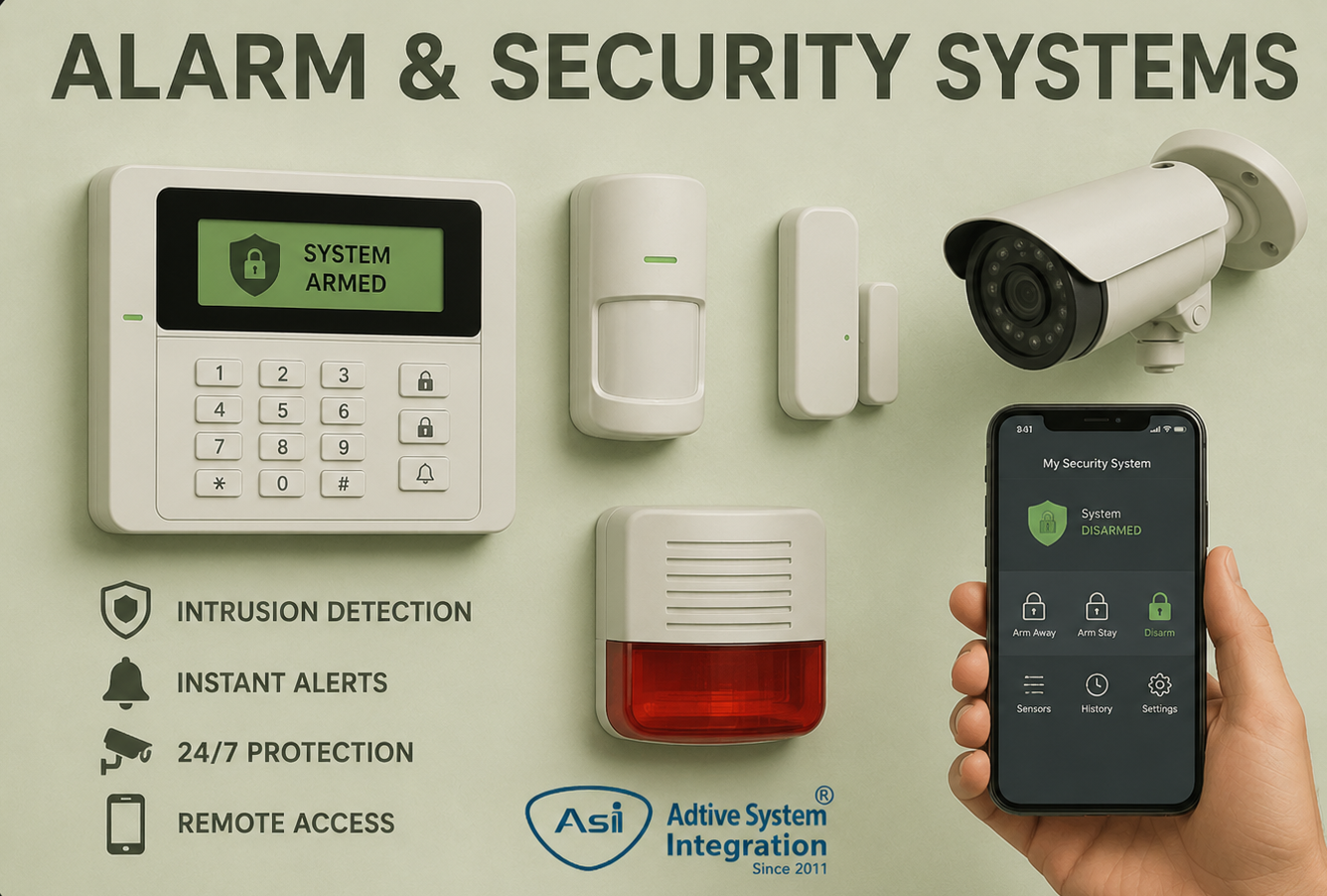 Alarm & Security Systems Systems and Integration Solutions